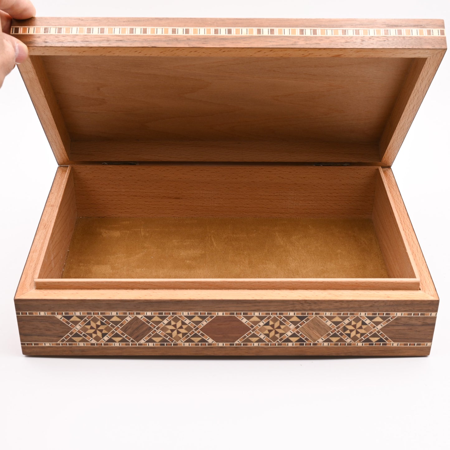 アブハーニーの寄木箱 長方形大・長辺約30cm