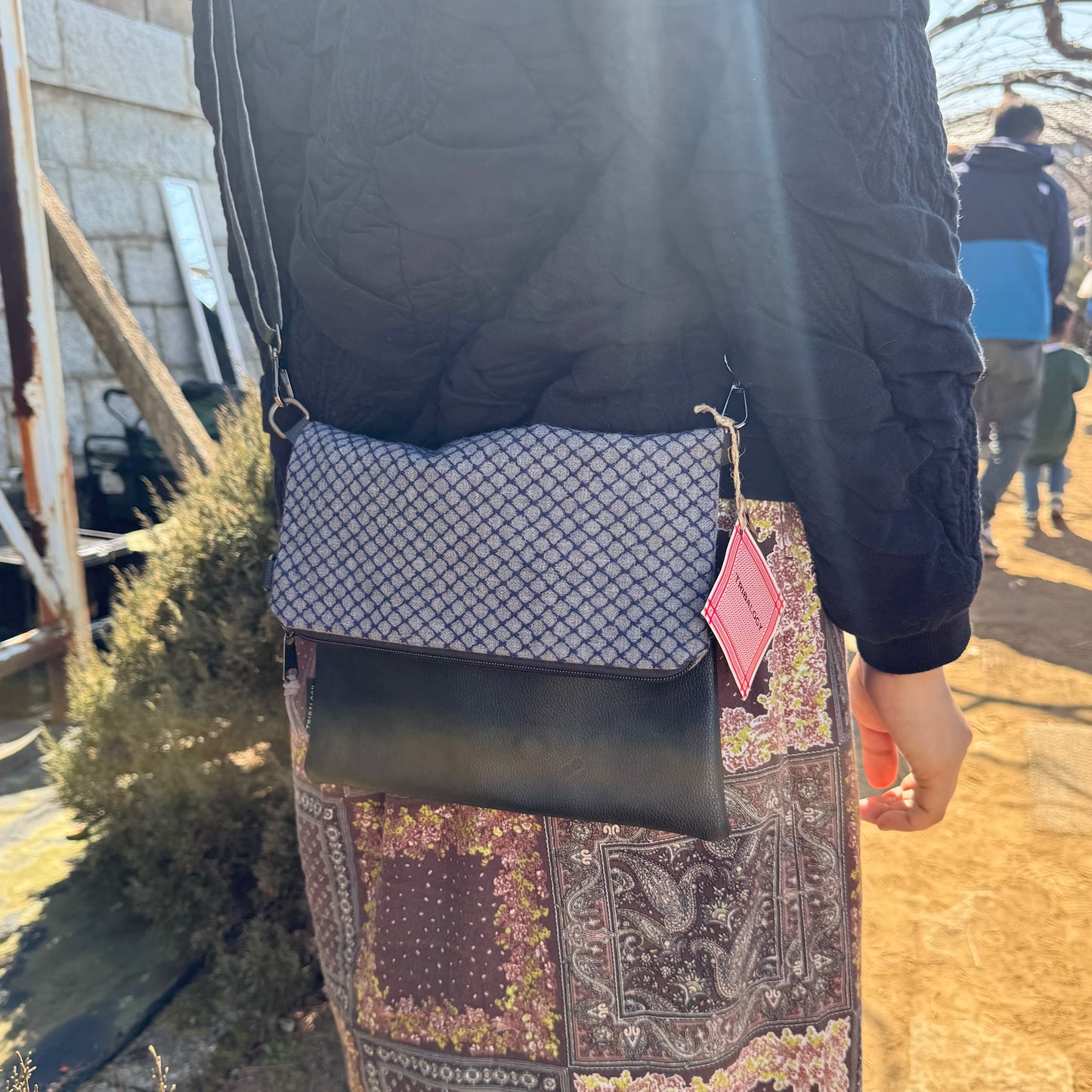 刺し子ショルダーバッグ