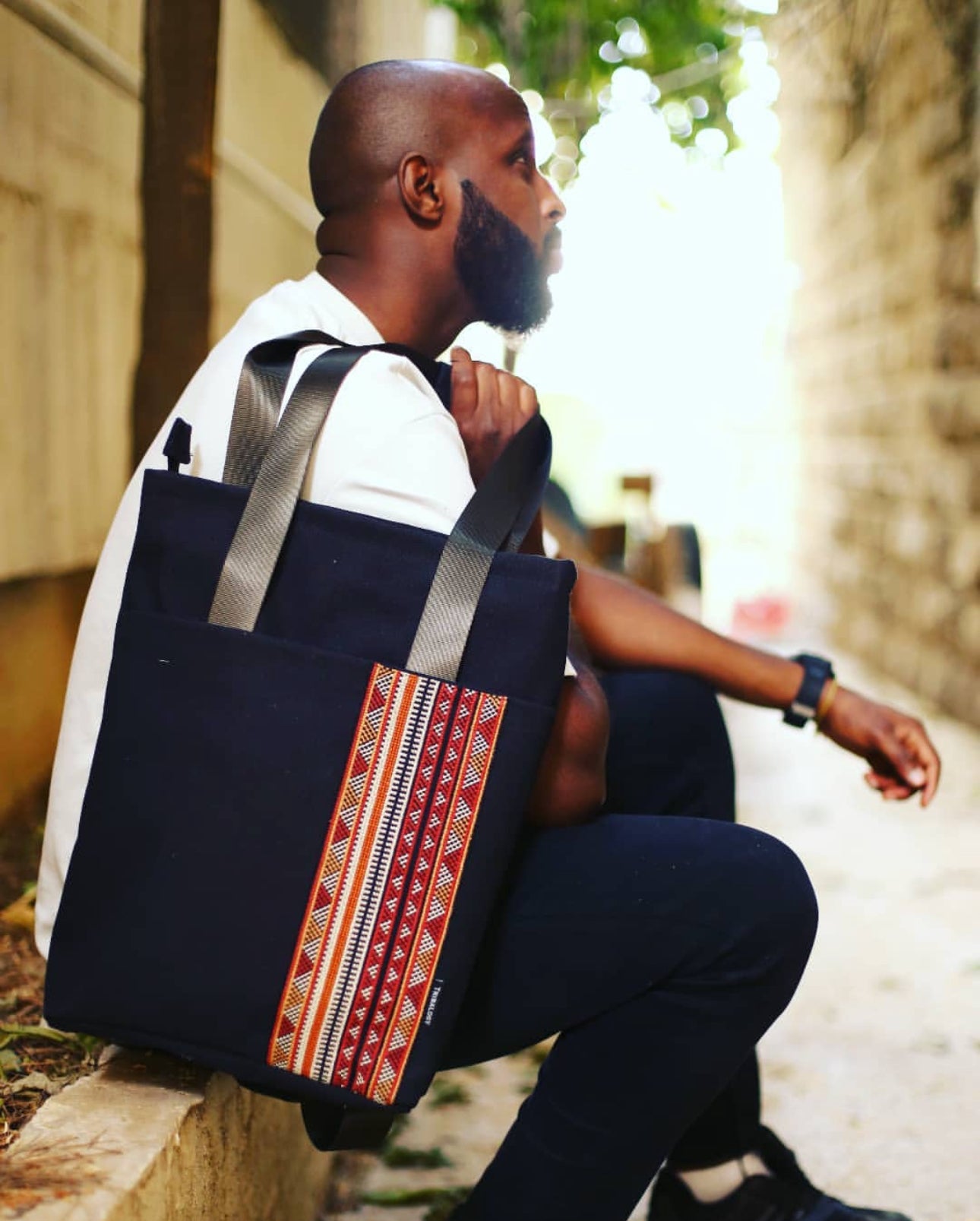 刺繍入り2wayミリタリーバッグ